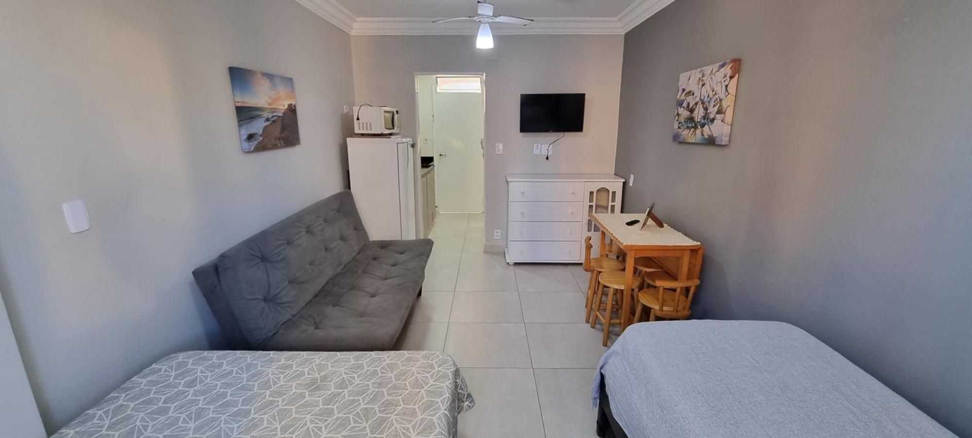 Apartamento Apartamento Kit Praia Grande Na Guilhermina Frente Mar Exterior foto